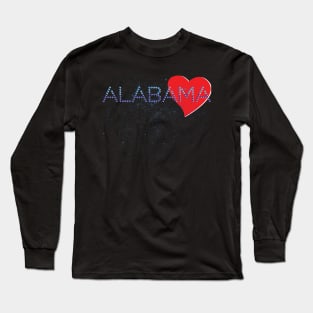 Vintage Alabama Love Long Sleeve T-Shirt